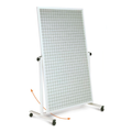 Ferrox Korrekturspiegel auf Stativ 1.00 x 1.70 m, Raster 5x5cm, neigbar