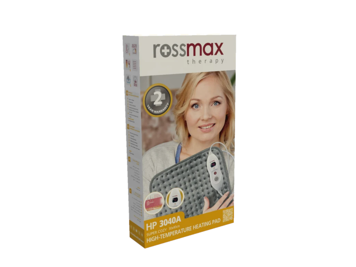 Rossmax HP3040A Heating Pad, Gray, 30x40 cm for Heat therapy for muscle tension