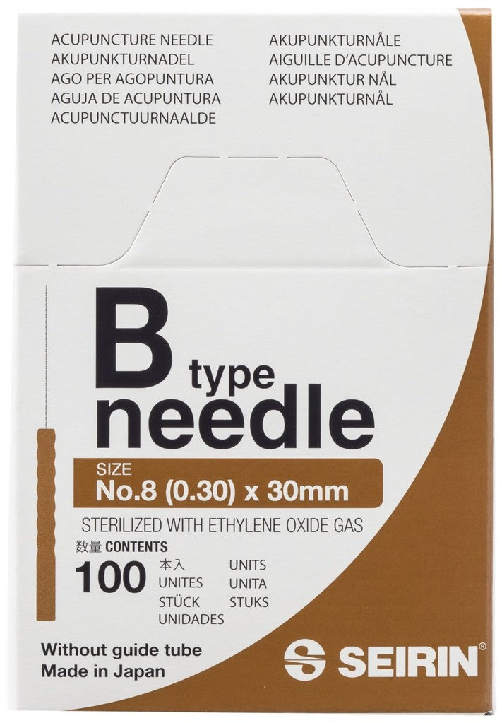 SEIRIN B-Type 0.30 x 30 mm, brown