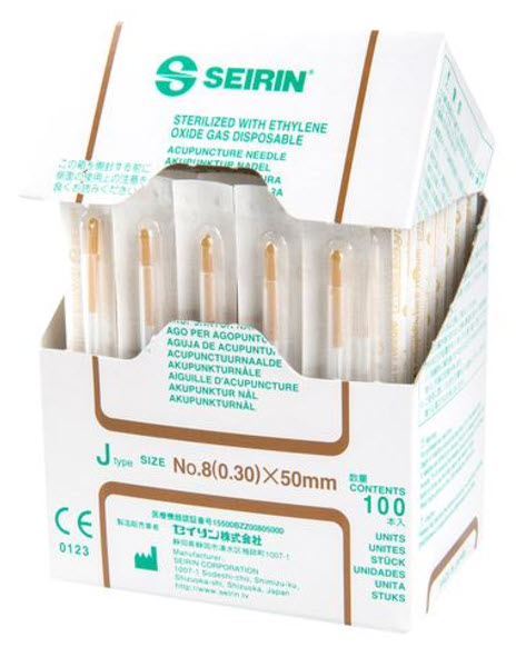 SEIRIN J-Type 0.30 x 50 mm, brun