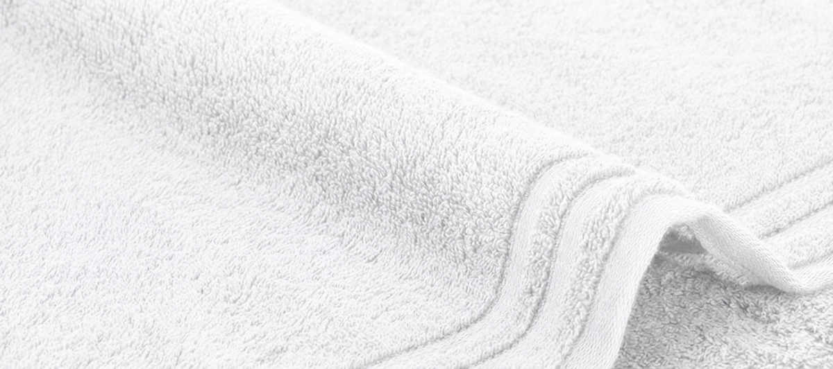 Vossen Calypso Feeling Towel, 50x100 cm, White, Terry Cloth Bath Towel, for and Massage